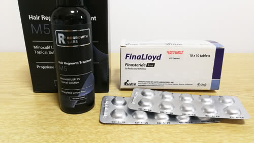 リグロースラボM5（ミノキ5%）とフィナロイドの組み合わせ